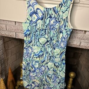 Lilly Pulitzer Mila Shift Indigo Sunset Preppy Coastal spring summer vacation